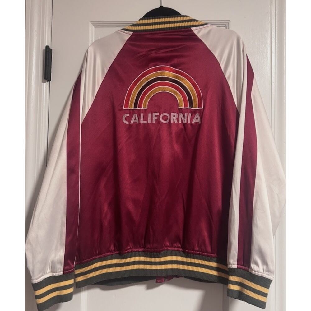 VINTAGE ASHLEY 26 INTERNATIONAL DOWNTOWN COLLECTION CALIFORNIA JACKET RAINBOW 2x